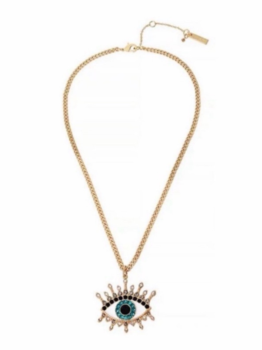 Kurt Geiger London Cosmic eye huggie necklace NWT